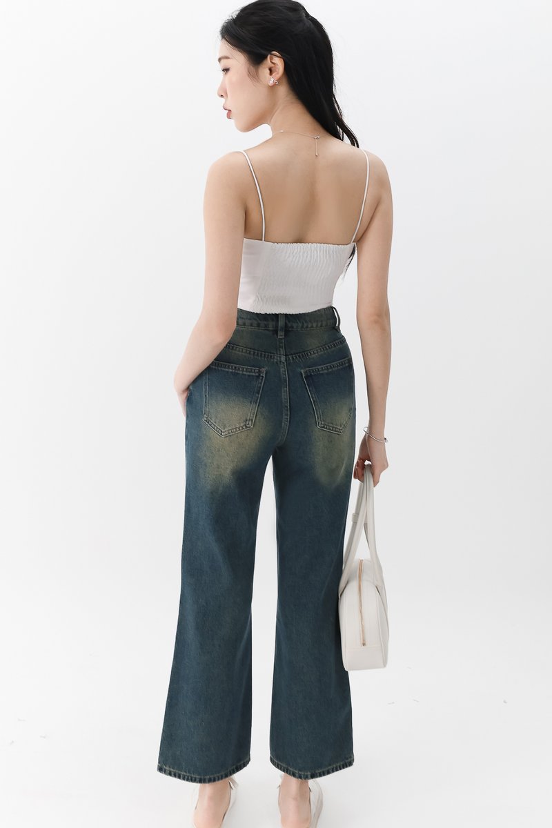 Lydia Lace Camisole Top in White