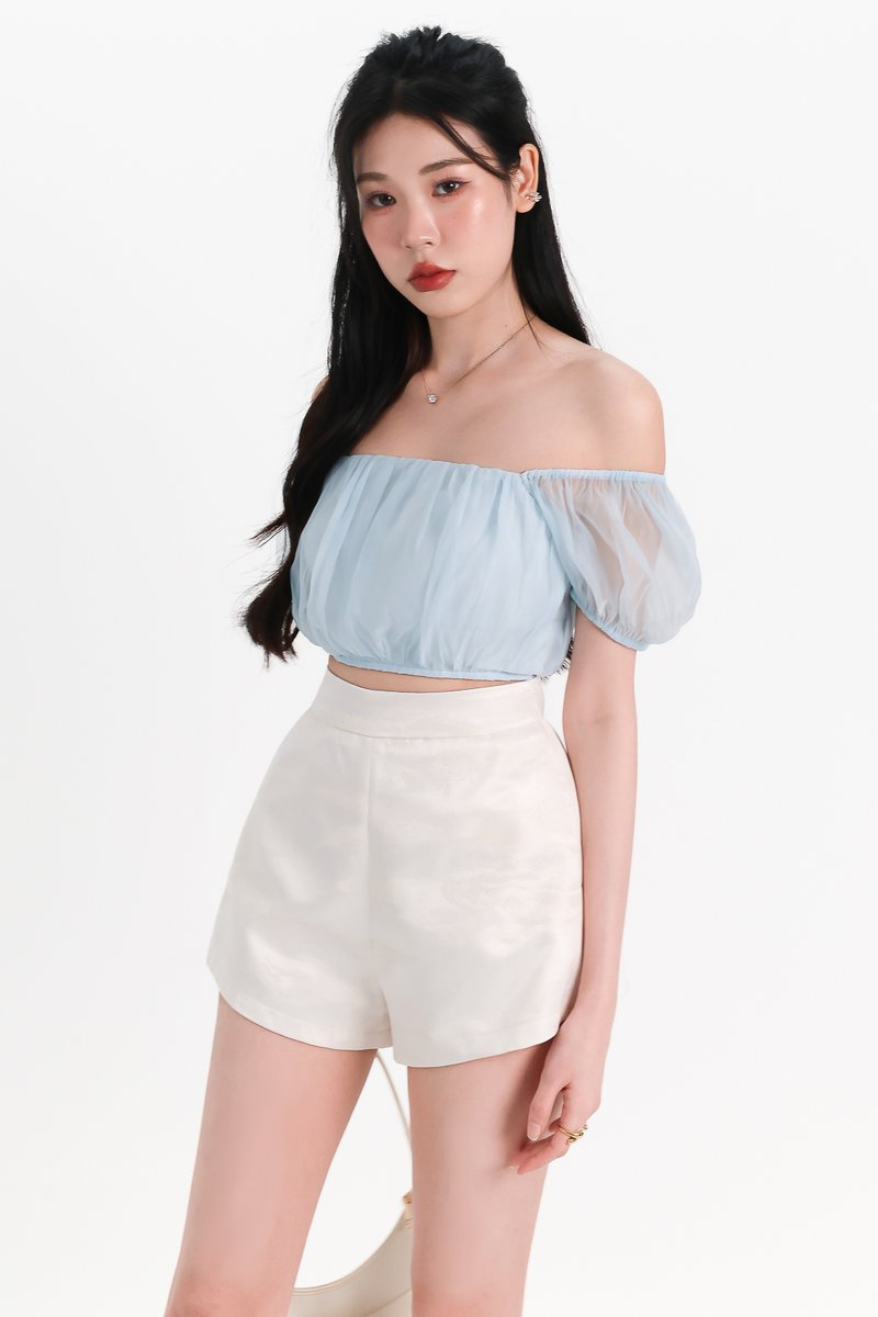 Medley Mesh Top V2 in Blue Medley Mesh Top V2 in Blue