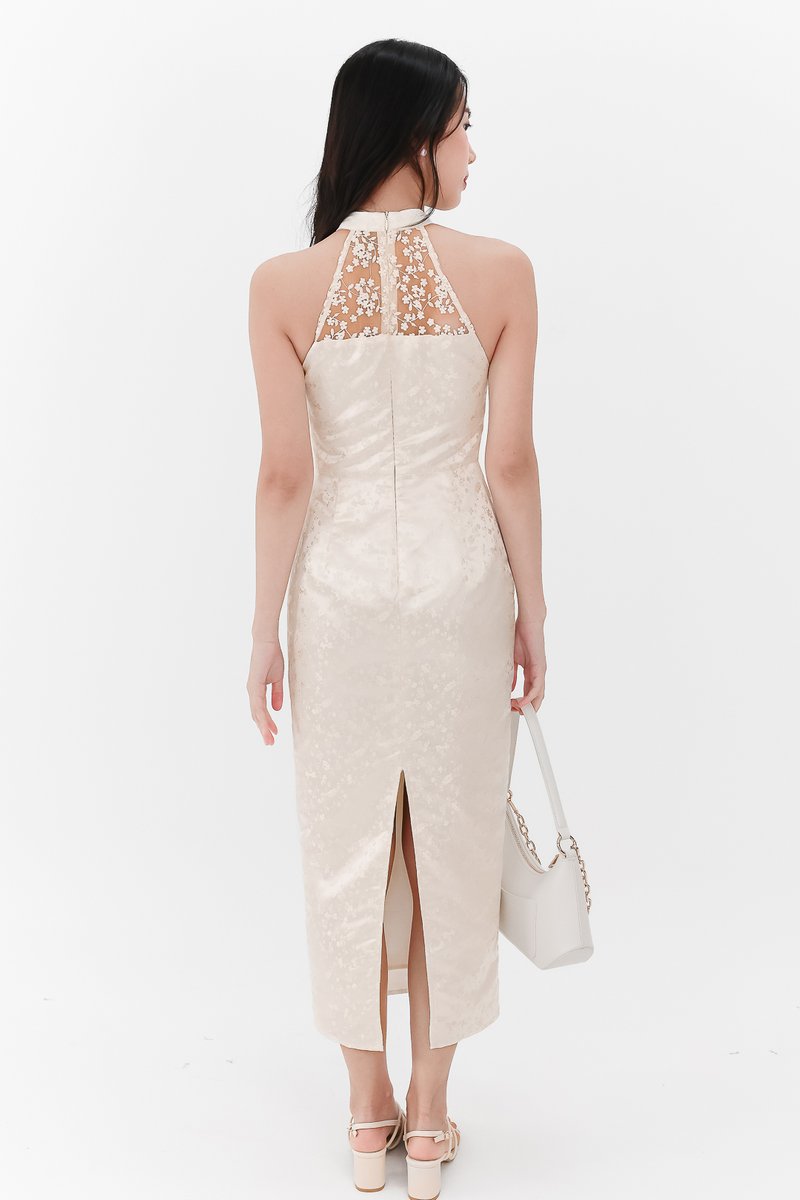Cherise Cheongsam in Champagne Cherise Cheongsam in Champagne