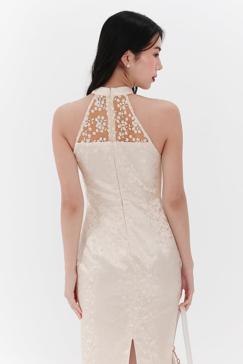 Cherise Cheongsam in Champagne Cherise Cheongsam in Champagne