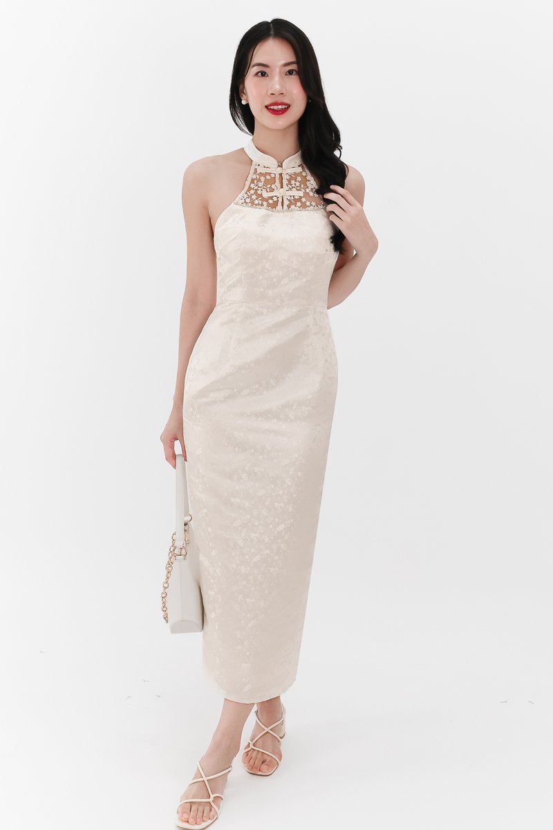 Cherise Cheongsam in Champagne Cherise Cheongsam in Champagne