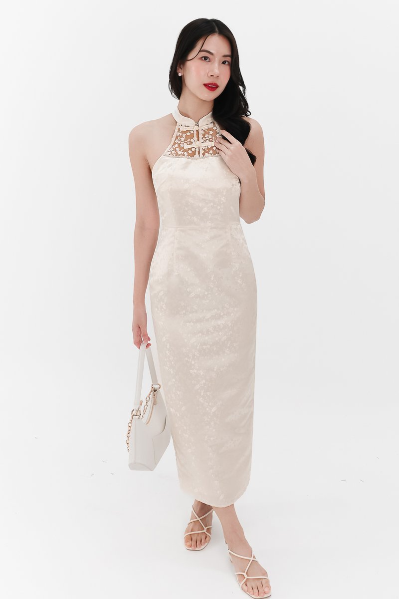 Cherise Cheongsam in Champagne Cherise Cheongsam in Champagne