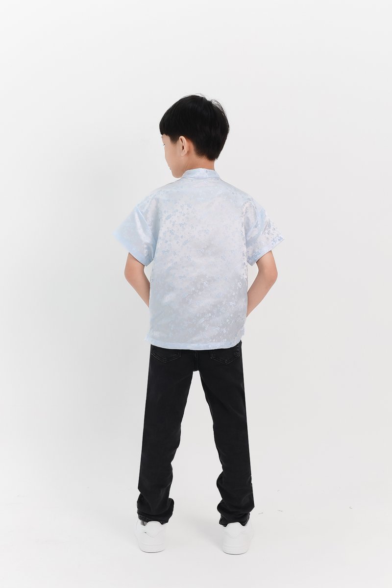Boy Oriental Shirt in Light Blue Boy Oriental Shirt in Light Blue