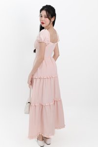 DEFECT | Sieralie Sleeved Midaxi in Light Pink in S DEFECT | Sieralie Sleeved Midaxi in Light Pink in S