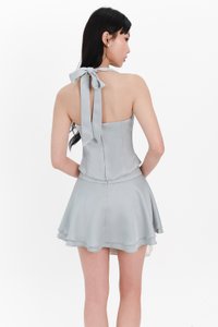 Charlie Co-ord Flare Skorts in Teal Blue