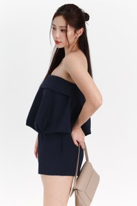 Bettie Bubble Tube Top in Midnight Bettie Bubble Tube Top in Midnight