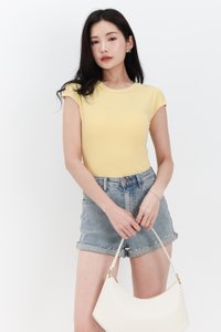 Daph Denim Shorts in Light Wash Daph Denim Shorts in Light Wash