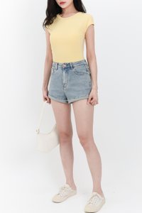 Daph Denim Shorts in Light Wash Daph Denim Shorts in Light Wash