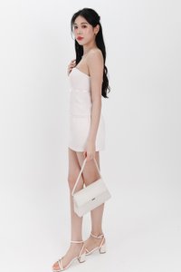 Tiari Tweed Co-ord Top in White Tiari Tweed Co-ord Top in White