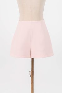 Cleef Co-ord Highwaist Shorts in Pastel Pink