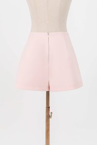 Cleef Co-ord Highwaist Shorts in Pastel Pink
