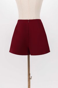 RESTOCKS | Cleef Co-ord Highwaist Shorts in Dark Red RESTOCKS | Cleef Co-ord Highwaist Shorts in Dark Red
