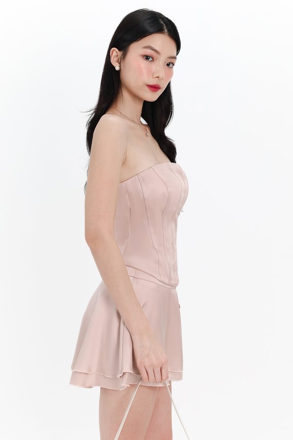 DEFECT | Charlie Co-ord 2-Way Top in Champagne Blush in L