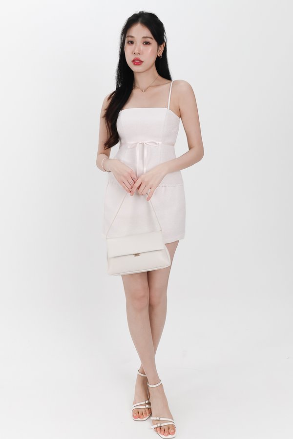 DEFECT | Tiari Tweed Co-ord Skorts in White in XXS