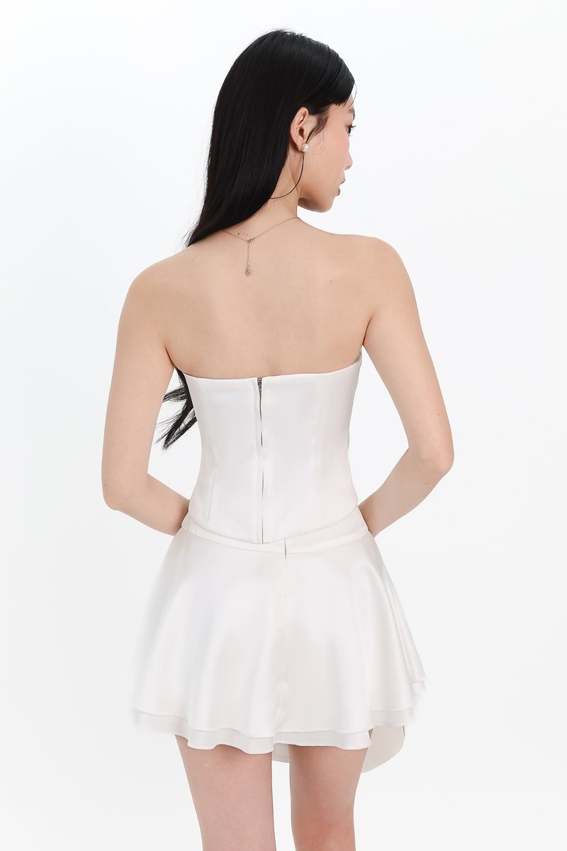 Charlie Co-ord Set in White