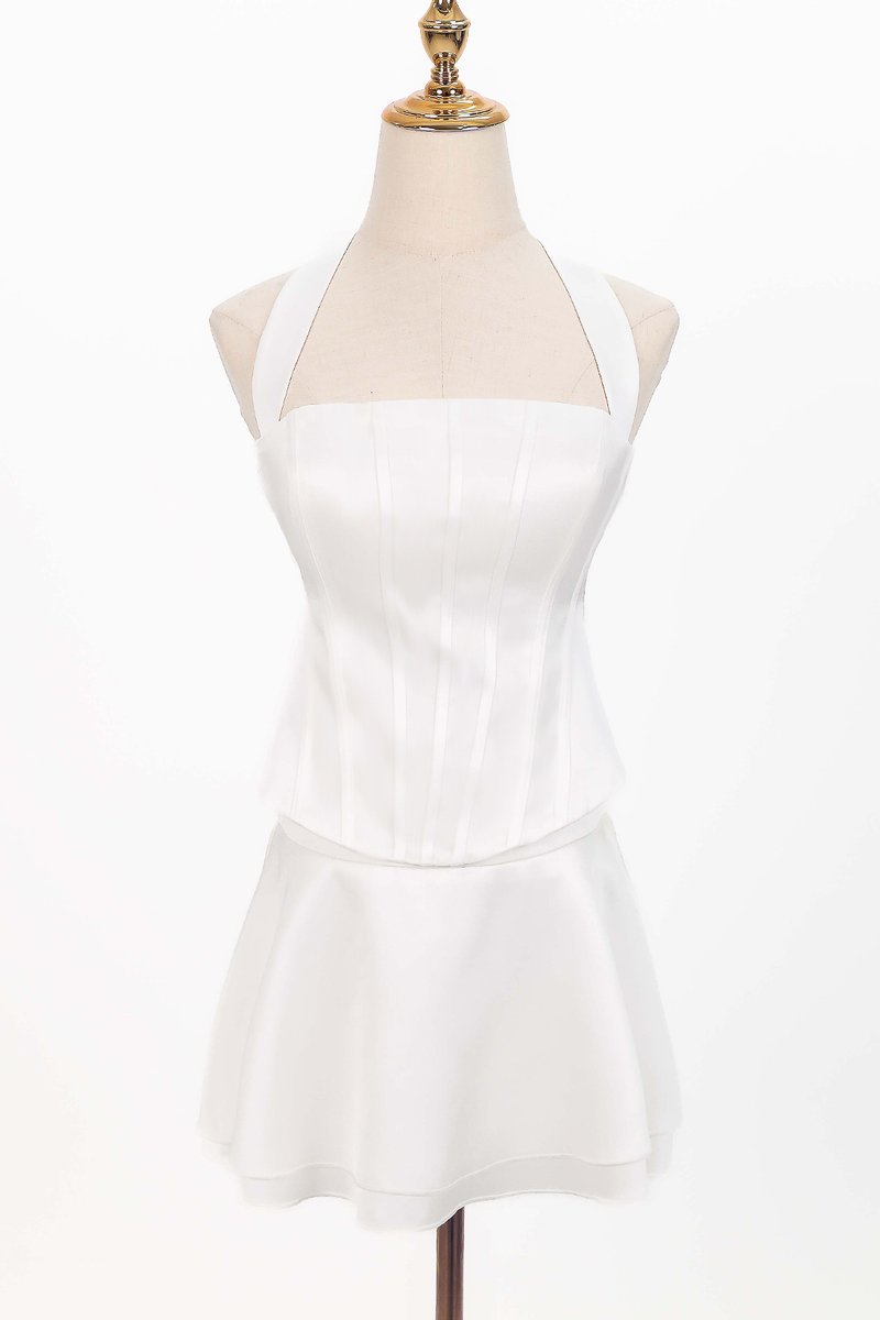 Charlie Co-ord 2-Way Top in White