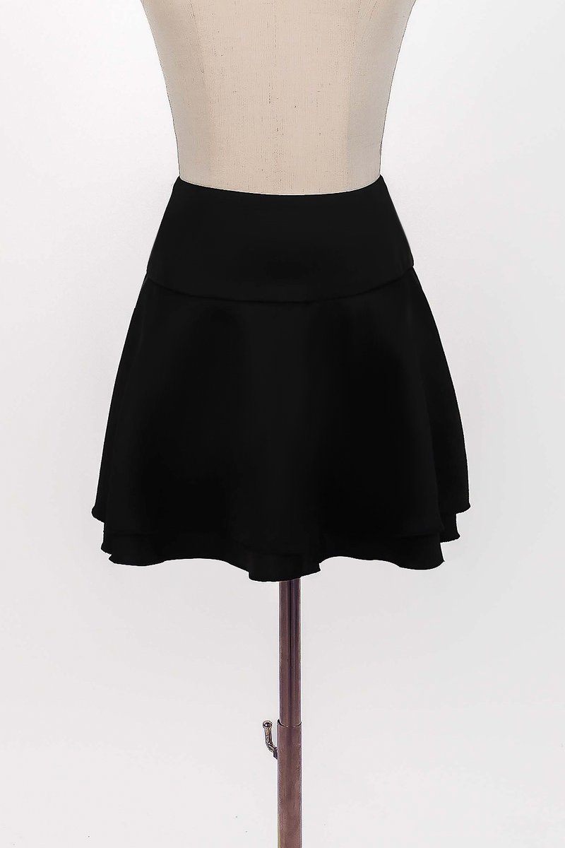 Charlie Co-ord Flare Skorts in Black