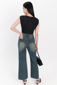 SALE EXCLUSIVE | Rei Ruched Top in Black SALE EXCLUSIVE | Rei Ruched Top in Black