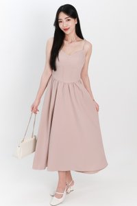 SALE EXCLUSIVE | Carlyn Corset-like Midaxi in Nude Blush SALE EXCLUSIVE | Carlyn Corset-like Midaxi in Nude Blush