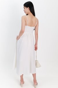 SALE EXCLUSIVE | Carlyn Corset-like Midaxi in White SALE EXCLUSIVE | Carlyn Corset-like Midaxi in White
