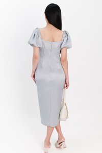 SALE EXCLUSIVE | Sophina Sleeved Midi in Teal Blue SALE EXCLUSIVE | Sophina Sleeved Midi in Teal Blue