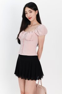 Sevyn Sleeved Top in Light Pink Sevyn Sleeved Top in Light Pink