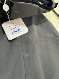 DEFECT | Raegan Ribbon Romper Spag Dress in Dark Grey in XS