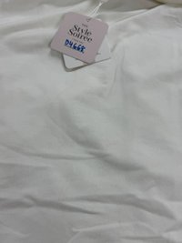 DEFECT | Ryenne Ruched Tee Midi in White in S DEFECT | Ryenne Ruched Tee Midi in White in S