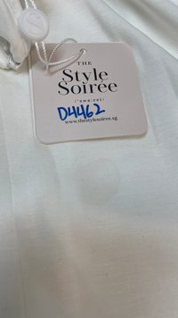 DEFECT | Rianne Ruched Midi Dress in White in M