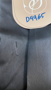 DEFECT | Peycie Puffy Sleeve Romper Dress in Midnight Steel in S DEFECT | Peycie Puffy Sleeve Romper Dress in Midnight Steel in S