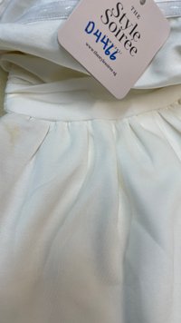 DEFECT | Reylene Romper Dress in White in M