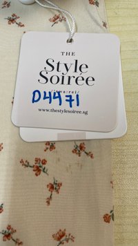 DEFECT | Fredaline Floral Midaxi Dress in Cream Yellow in XS