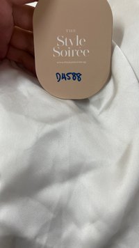 DEFECT | Peycie Puffy Sleeve Romper Dress in Pearl White in S