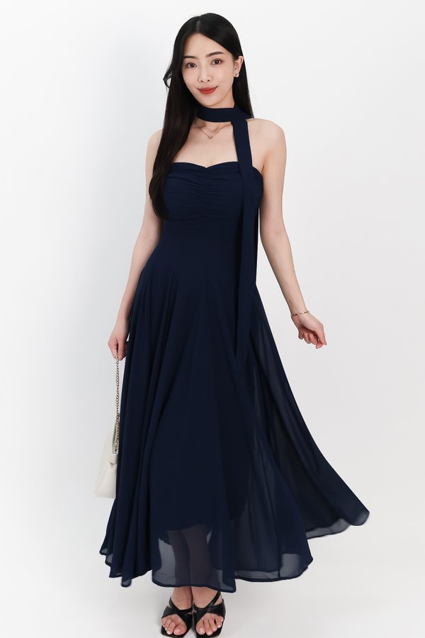 SALE EXCLUSIVE | Sorella Sash Maxi in Midnight Navy