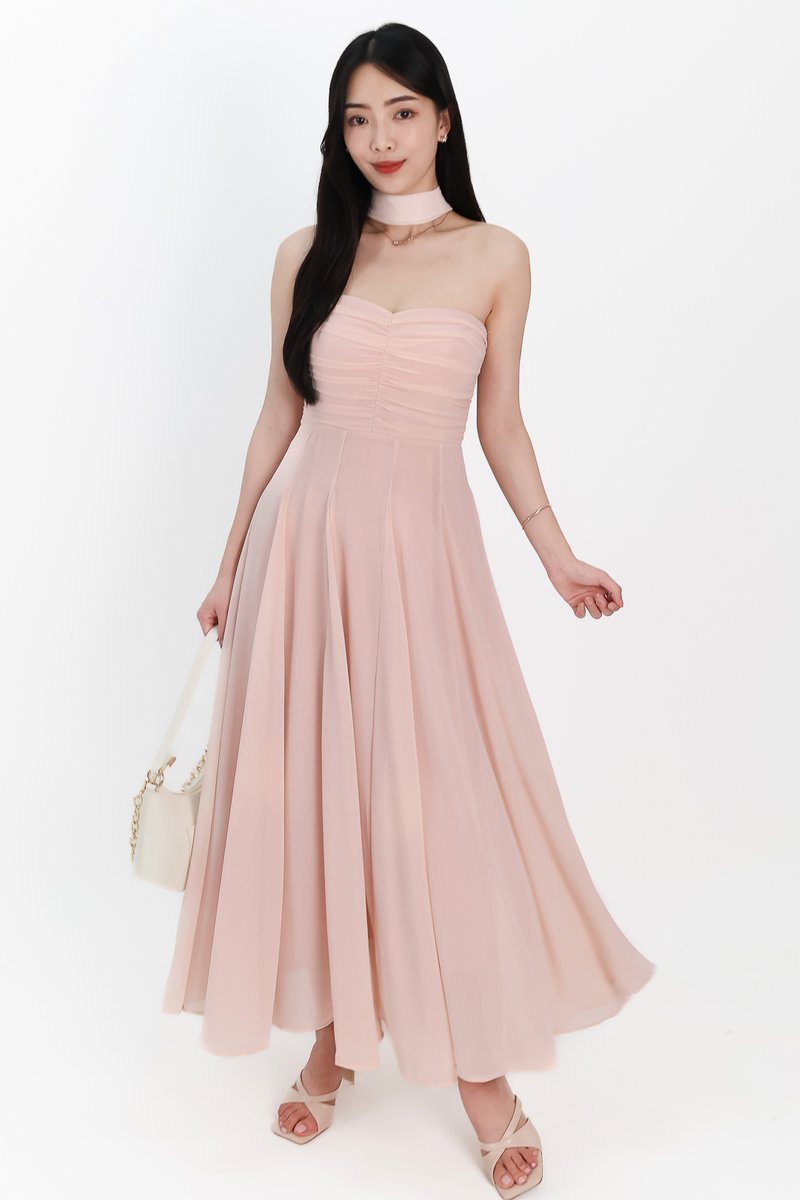 DEFECT | Sorella Sash Maxi in Light Pink in S