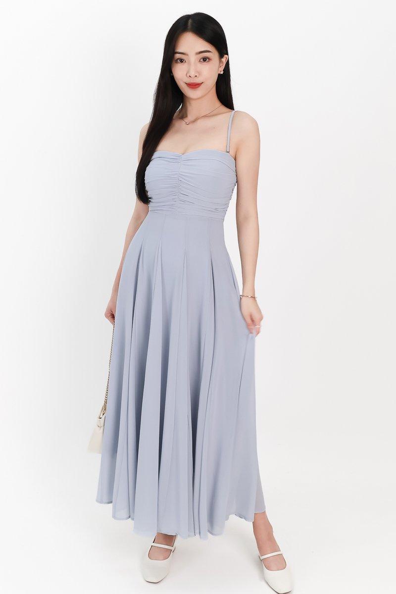 DEFECT | Sorella Sash Maxi in Light Blue in XS
