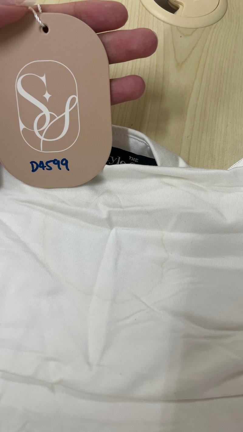 DEFECT | Lara Co-ord Skorts in Cream White in XL