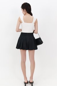 Marcey Mesh Co-ord Bubble Skorts V2 in Black