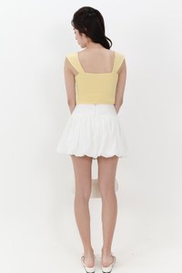 Ena Embroidery Crop Top in Yellow Ena Embroidery Crop Top in Yellow
