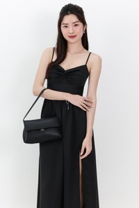 Terella Twist Knot Dress in Black