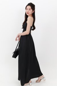 Terella Twist Knot Dress in Black