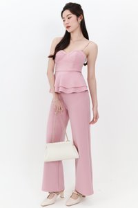 DEFECT | Candice Co-ord Straight Cut Pants in Pink in L DEFECT | Candice Co-ord Straight Cut Pants in Pink in L