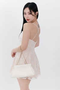 DEFECT | Luna Lace Romper Dress in White x Light Nude in M DEFECT | Luna Lace Romper Dress in White x Light Nude in M