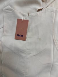 DEFECT | Ava Asymmetrical Cut Midi in Pale Pink in S