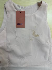 DEFECT | Ava Asymmetrical Cut Midi in Pale Pink in S