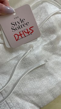 DEFECT | Cece Cheongsam Top in White in S DEFECT | Cece Cheongsam Top in White in S