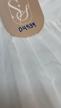 DEFECT | Paitlyn Pleated Jumpsuit in White in XS