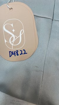 DEFECT | Colene Co-ord Babydoll Top in Teal Blue in M