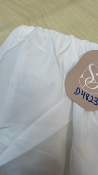 DEFECT | Tiff Tube Top with Sash in White in M DEFECT | Tiff Tube Top with Sash in White in M