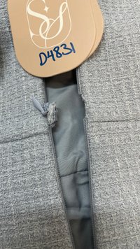 DEFECT | Selene Sweetheart Tweed Romper Dress V2 in Light Blue in S